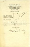 Letter to Martha Berry from Harris and Ewing
