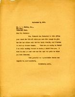 Letter to Mr. C.W. Barron from Martha Berry