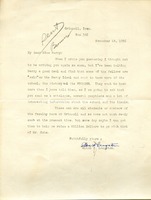 Letter to Miss Berry from Allen W. Langston