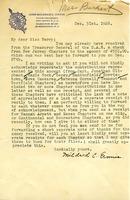 Letter to Martha Berry from Mildred C. Ennis