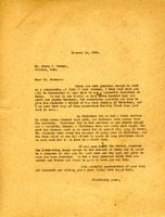 Letter to Harry C. Barnes from Martha Berry