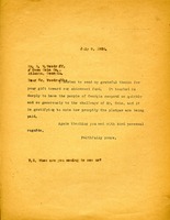 Letter to R. W. Woodruff from Martha Berry