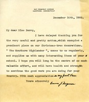 Letter to Martha Berry from Emma J. Ferguson