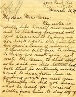 Letter to Martha Berry from Susan L. B. Foote