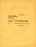 Letter to Mr. Martin from Martha Berry