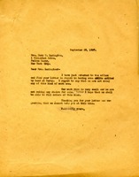 Letter to Mrs. Mary Ludington from Martha Berry