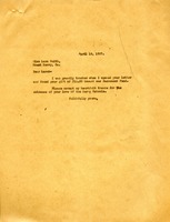 Letter to Miss Lora Smith from Martha Berry