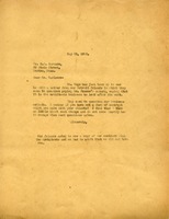 Letter from Martha Berry to Harry J. Carlson