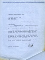 Copy of a Letter to Thompson Starrett from Coolidge and Carlson