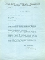 Letter from Harry J. Carlson to E.H. Hoge