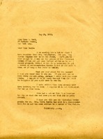 Letter to Miss Cora Neal from Miss Martha Berry