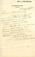Letter to Miss Berry from W. L. Richardson