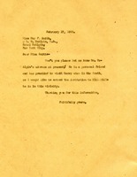 Letter to Miss May F. Smith from Martha Berry