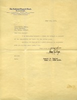 Letter to Martha Berry from Samuel E. Taylor