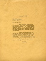Letter to Miss Julia Temple from Martha Berry