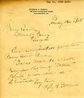 Letter to the Berry Schools from Mary A. Dobbins