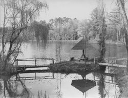 Photograph of the gazebo at Victory Lake, Mount Berry, Georgia, 19XX