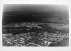 Photograph of the Northwest Georgia Regional Hospital and quarry, Mount Berry, Georgia, 1998