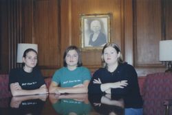 Photograph of Listen and Right to Life presidents meeting in Herman Hall, Mount Berry, Georgia, 2003