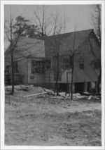 Photograph of the home of Luke Grubbs during renovation work, Manchester, Georgia