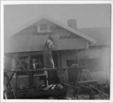 Photograph of remodeling at the home of Mr. and Mrs. Homer Parker, Manchester, Georgia