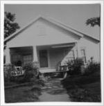 Photograph of the home of Mr. and Mrs. James Milner after remodeling, Manchester, Georgia