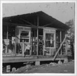 Photograph of the home of Mr. and Mrs. Waddell Rucker during remodeling, Manchester, Georgia