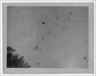 Photograph of balloons floating into the sky, Manchester, Georgia, 1953