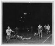 Photograph of a football game, Manchester, Georgia, 1953