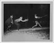 Photograph of the men's softball league, Manchester, Georgia, 1953