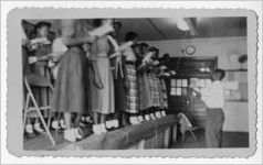 Photograph of an African American student chorus, Manchester, Georgia, 1953