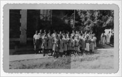 Photograph African American girl scouts, Manchester, Georgia, 1953