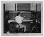 Photograph of centralized traffic control room, Manchester, Georgia, 1953