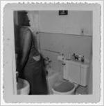 Photograph of a new indoor toilet, Manchester, Georgia, 1953
