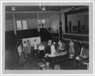 Photograph of a blood donation drive, Manchester, Georgia, 1953