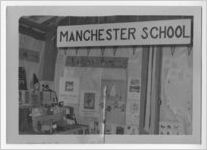 Photograph of the Manchester schools exhibit, Manchester, Georgia, 1953