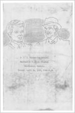 Program for Future Farmers of America father-son banquet, Manchester, Georgia, 1953