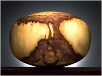 Spheroid (figured tulipwood)