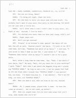 Transcript of oral history interview with Mabel Cawthorn