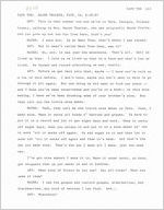 Transcript of oral history interview with Maude Thacker