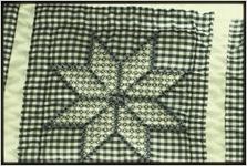 Quilting: Abbey Mulkey. Star quilt