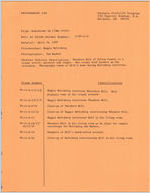Interview journal, photography log, biographical information, and tape log: Theodore Hill
