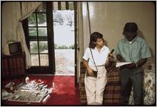 Outsider art: Theodore Hill. Maggie Holtzberg interviewing Theodore Hill in his living room