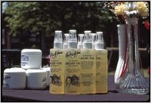 Atlanta, Georgia: 1988 West End Festival. Body cosmetics display