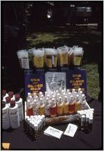 Atlanta, Georgia: 1988 West End Festival. Body cosmetics display