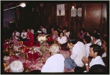 Rinat Po- maker of Cambodian wedding clothing