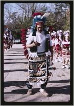 Ismael and Juan Galvan-Matachine Dance and decorated truck