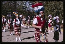 Ismael and Juan Galvan-Matachine Dance and decorated truck