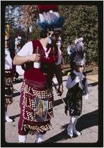 Ismael and Juan Galvan-Matachine Dance and decorated truck