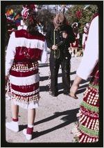 Ismael and Juan Galvan-Matachine Dance and decorated truck